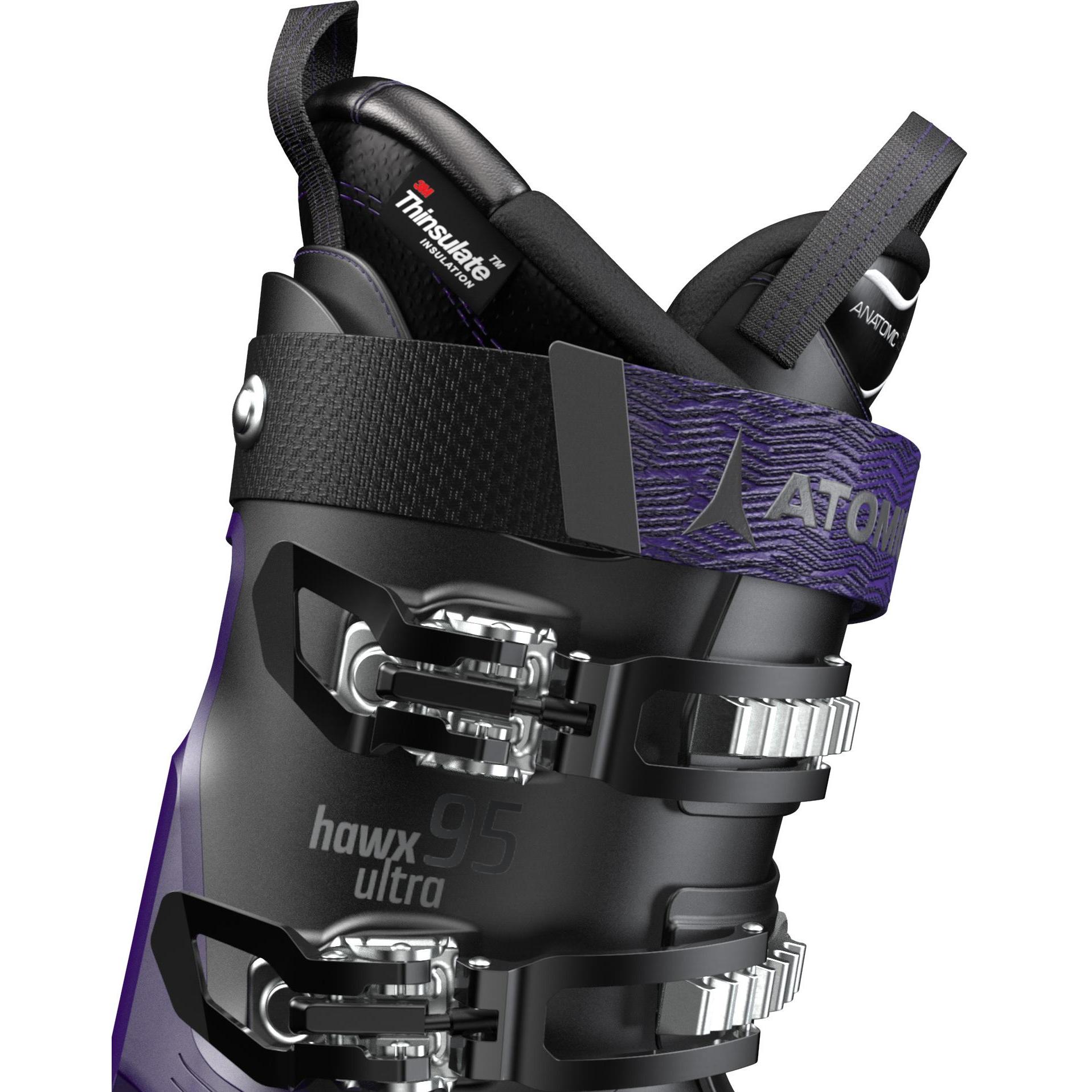 Горнолыжные ботинки Atomic Hawx Ultra 95 W 2019, black/purple, 22