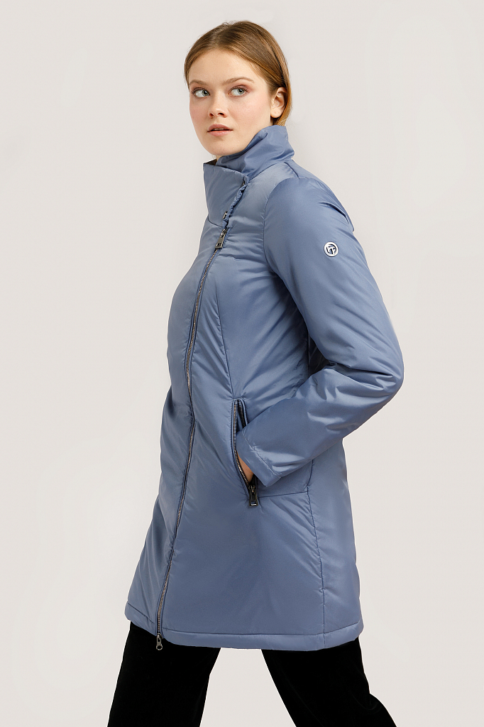 Куртка женская Finn Flare B20-11099 голубая 42