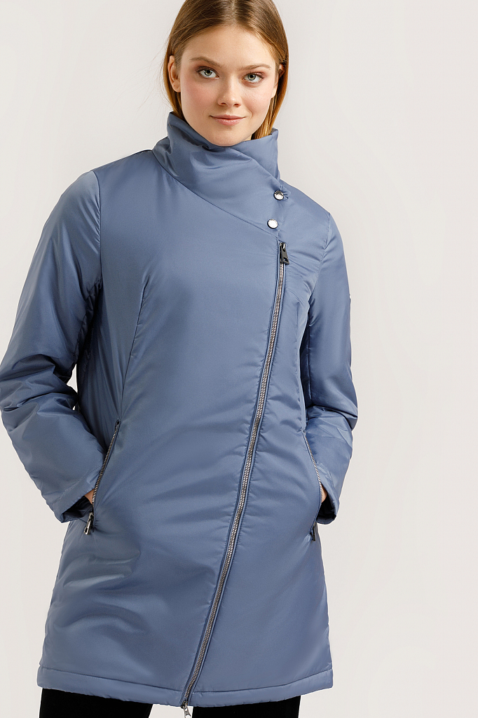 Куртка женская Finn Flare B20-11099 голубая 44