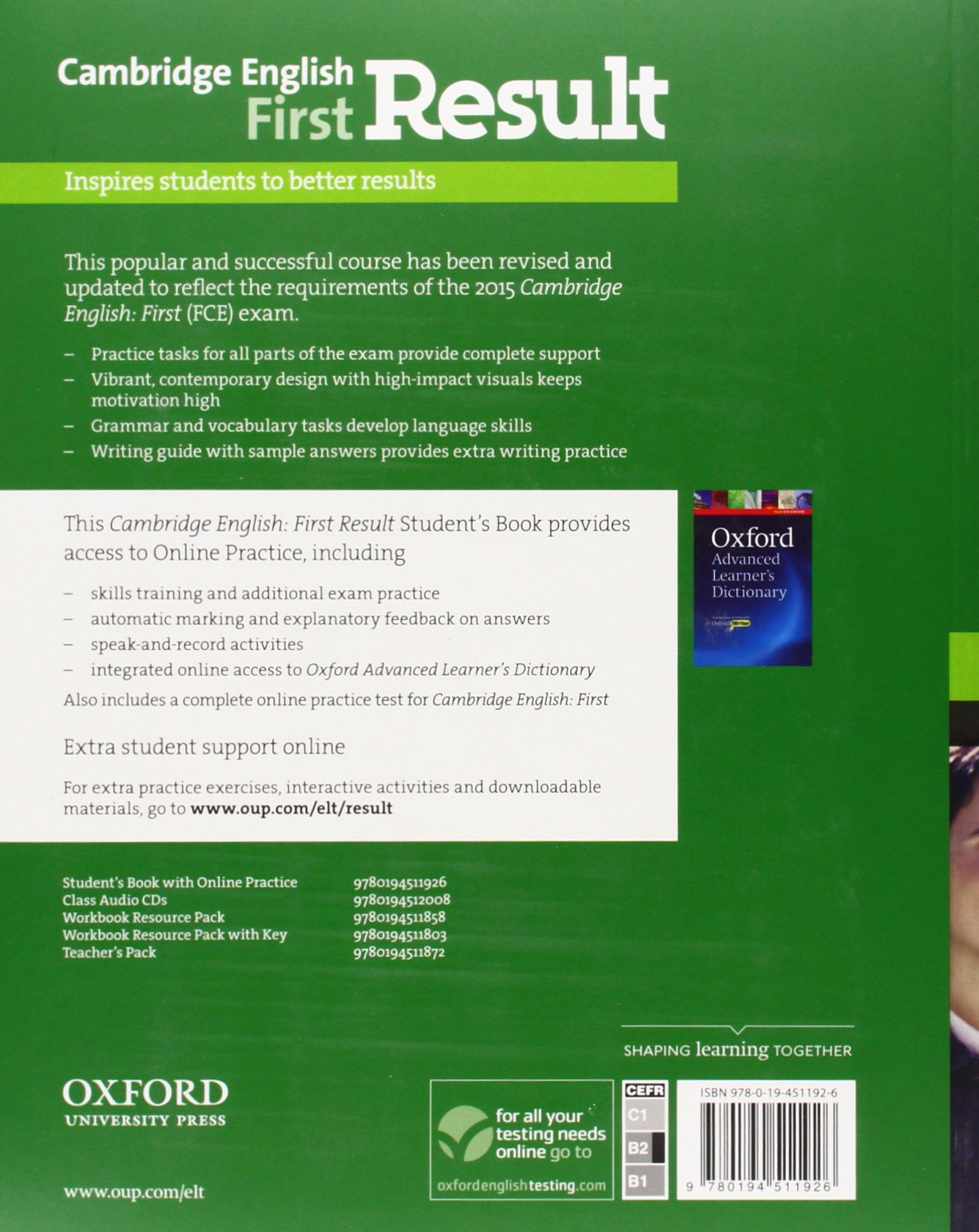 Cambridge english courses. «Cambridge English Advanced 1» (Издательство Cambridge University Press). Cambridge University Press учебники. Cambridge English first Results student's book. FCE Cambridge Results.