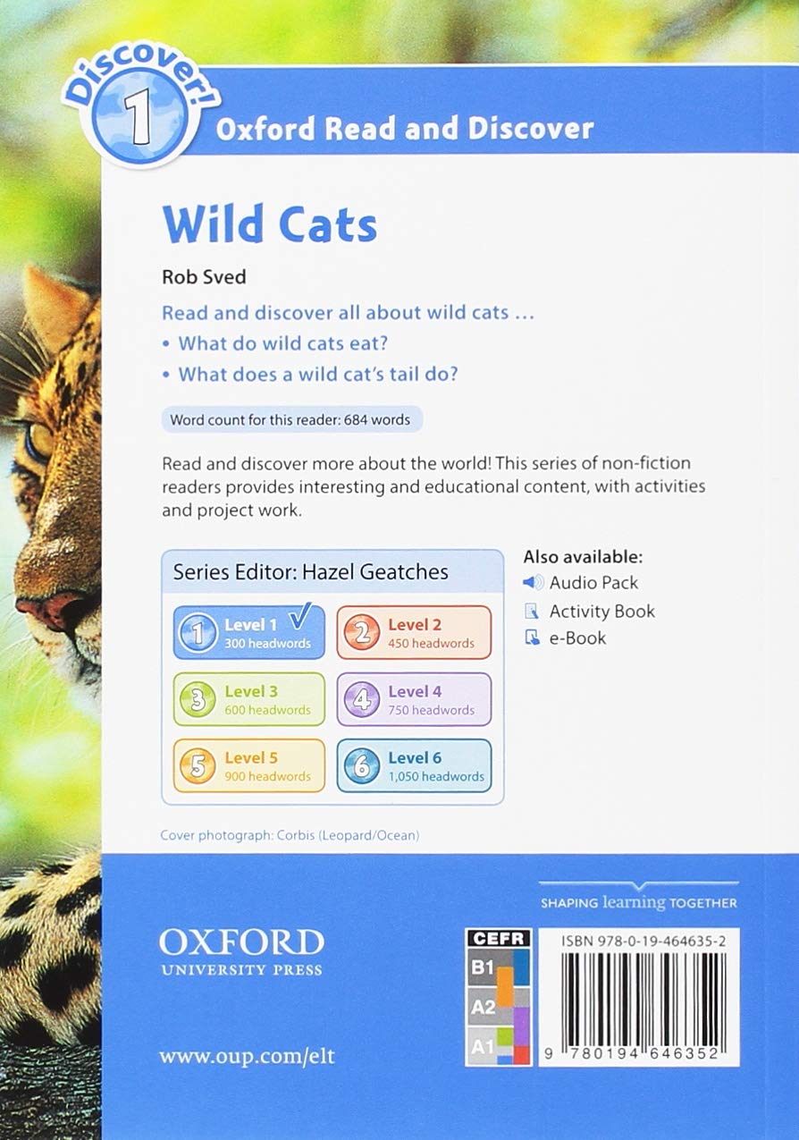 Oxford list. Wild Cats Oxford read and discover. Read and discover Level 2.