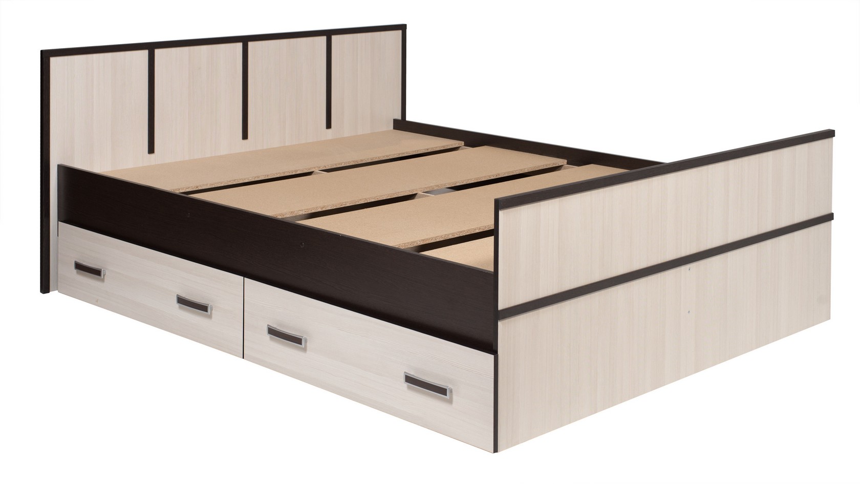 Двуспальная кровать Сакура Венге/Лоредо, 140х200 см