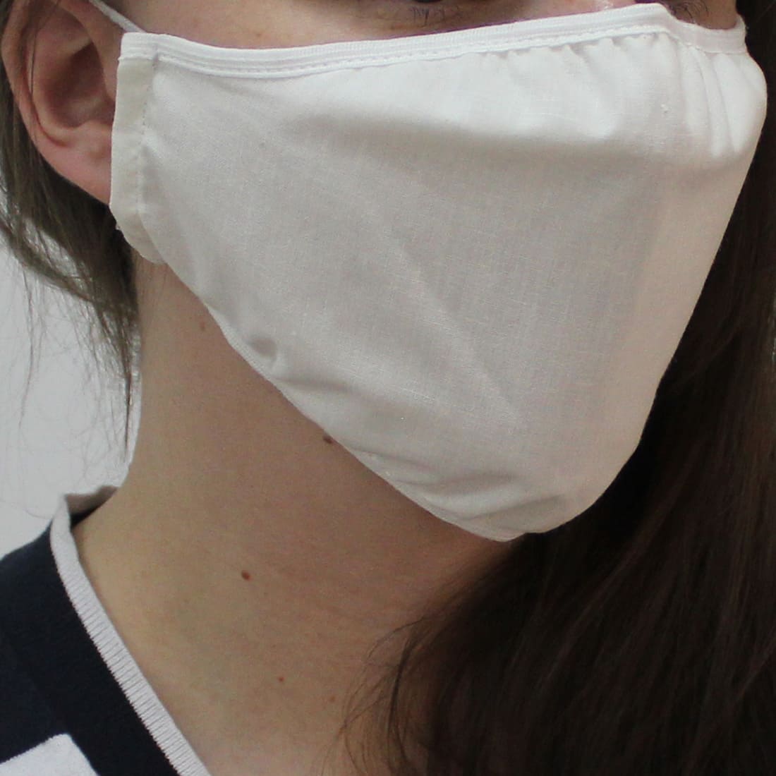 Многоразовая защитная маска EcoSapiens ES-602 белая 1 шт.