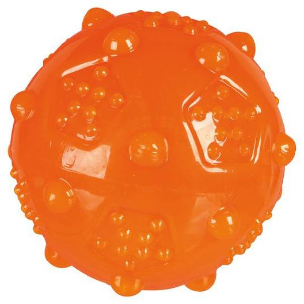 Игрушка-пищалка для собак TRIXIE Ball Мяч из резины, в ассортименте, 7 см