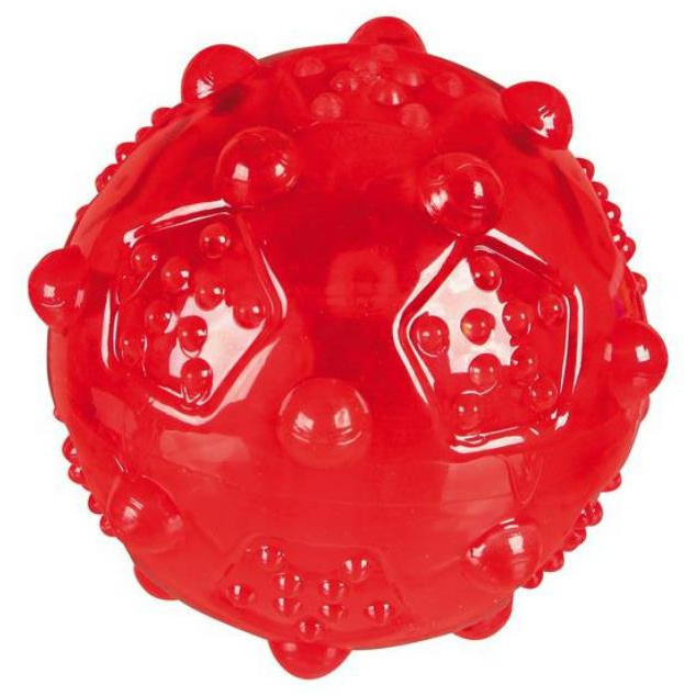 Игрушка-пищалка для собак TRIXIE Ball Мяч из резины, в ассортименте, 7 см