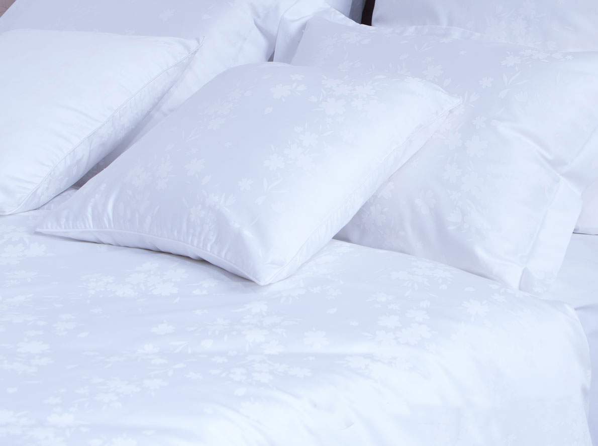 Комплект постельного белья "Белла белый" 1,5 спальный Хлопковый край