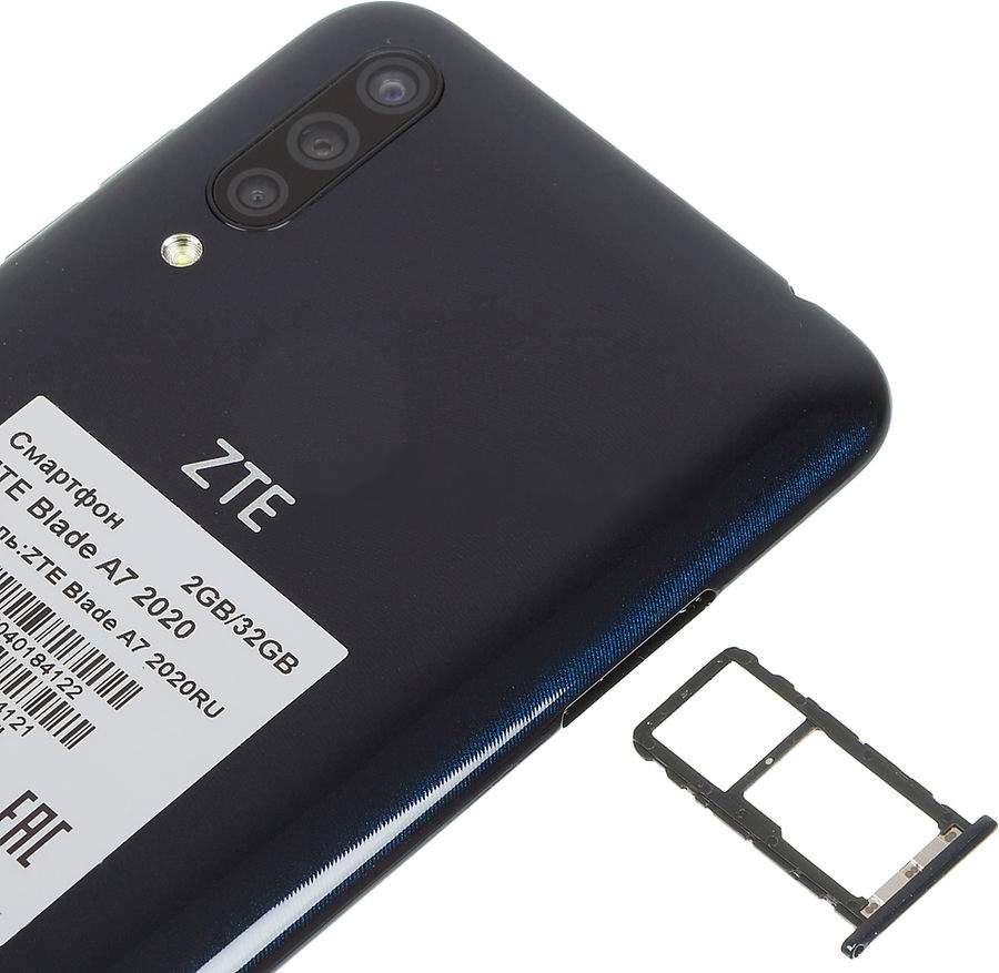 Смартфон ZTE Blade A7 2020 3+64Gb Black, купить в Москве, цены в  интернет-магазинах на Мегамаркет