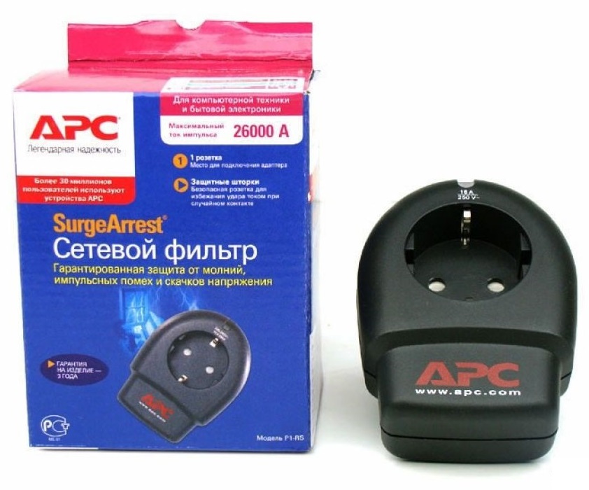 Сетевой фильтр apc p1 rs обзор