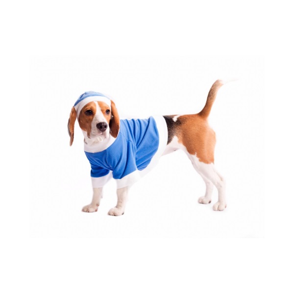 Пуловер для собак YORIKI Снегурочка размер L унисекс, длина спины 33см
