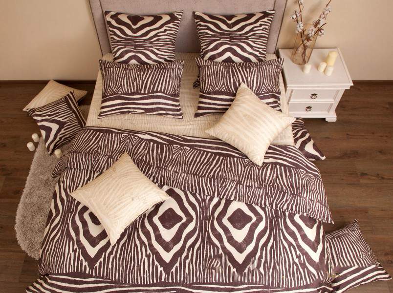 Комплект постельного белья "Кения" 1,5 спальный Хлопковый край