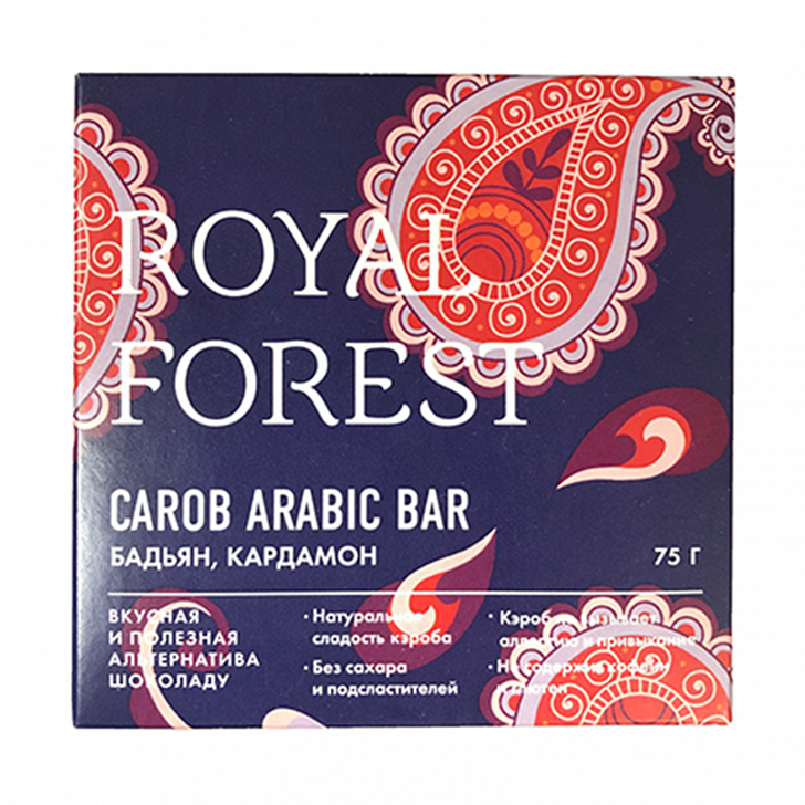 Шоколад Royal Forest Арабский с бадьяном и кардамоном 75г
