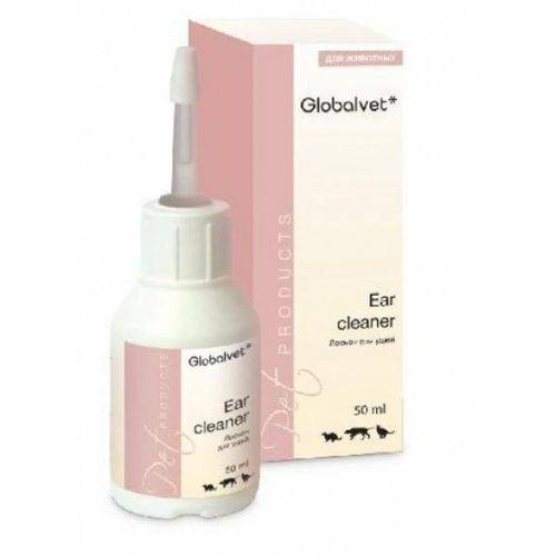 Лосьон для очищения ушей животных Globalvet Ear Cleaner, 50 мл