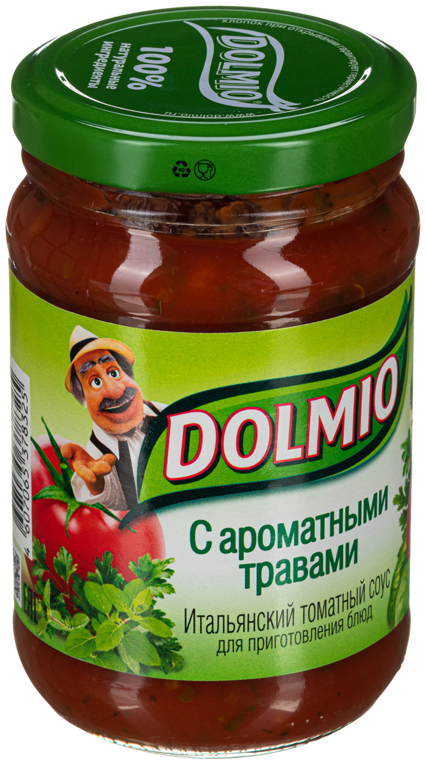 Купить итальянский томатный соус Dolmio для приготовления блюд с ароматными  травами 210 г, цены на Мегамаркет | Артикул: 100023432634