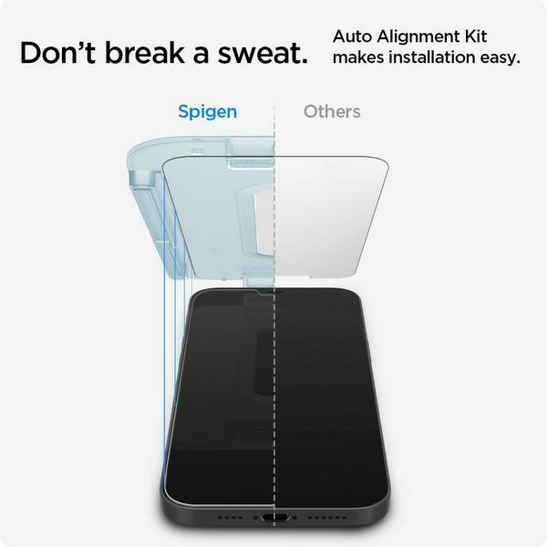 Защитное стекло Spigen Glas.tR EZ Fit Slim 2 Pack для iPhone 12/12 iPhone Pro (Clear)