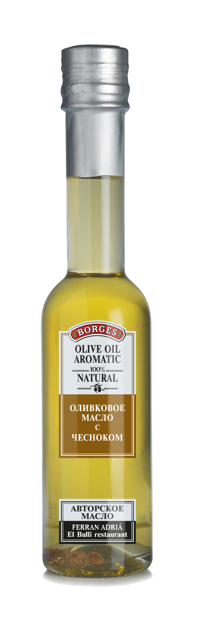 Оливковое масло Borges Ароматное с жареным чесноком 200 мл