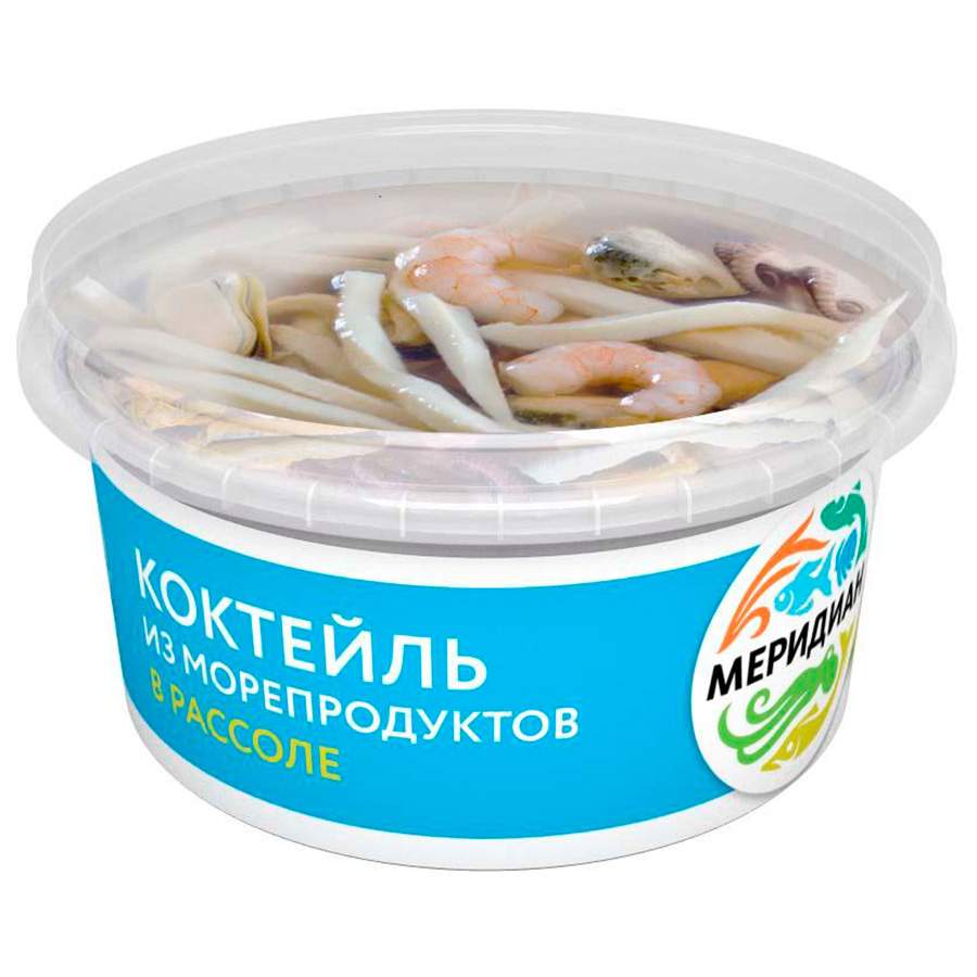 Коктейль Меридиан из морепродуктов в рассоле 430 г