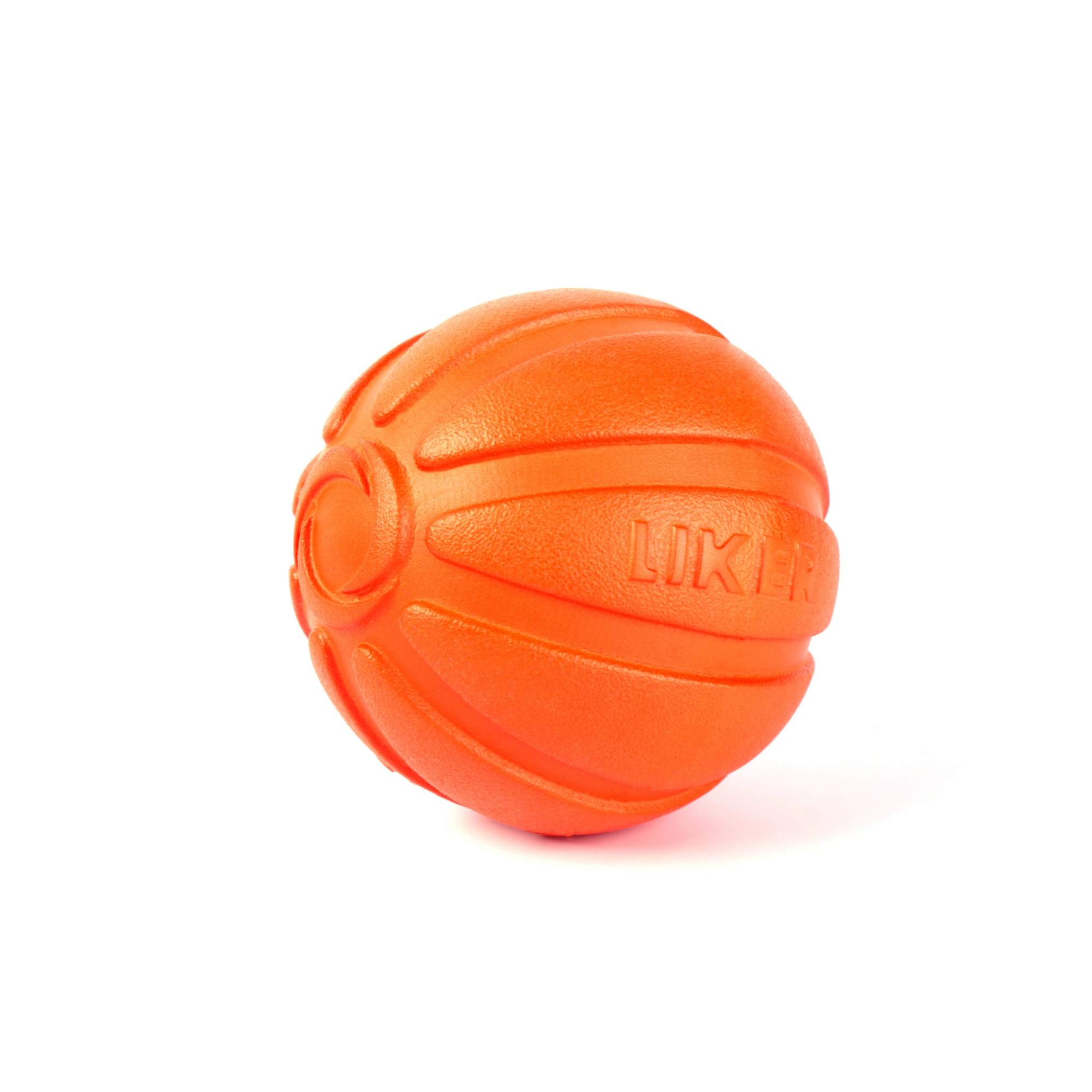 Мячик для щенков и собак мелких пород LIKER, оранжевый, 5 см