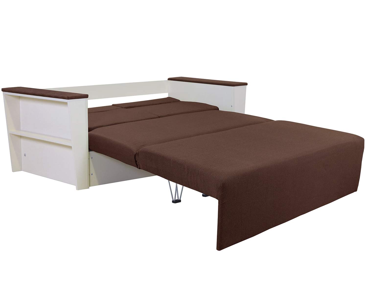 Диван-кровать Шарм-Дизайн Бруно 2 коричневый, коричневый