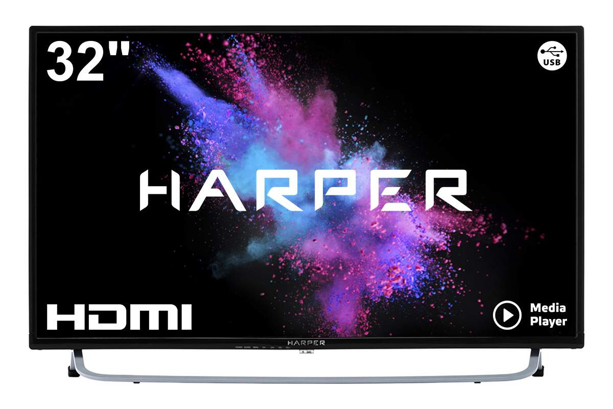 Телевизор Harper 32R670T, 32"(81 см), HD