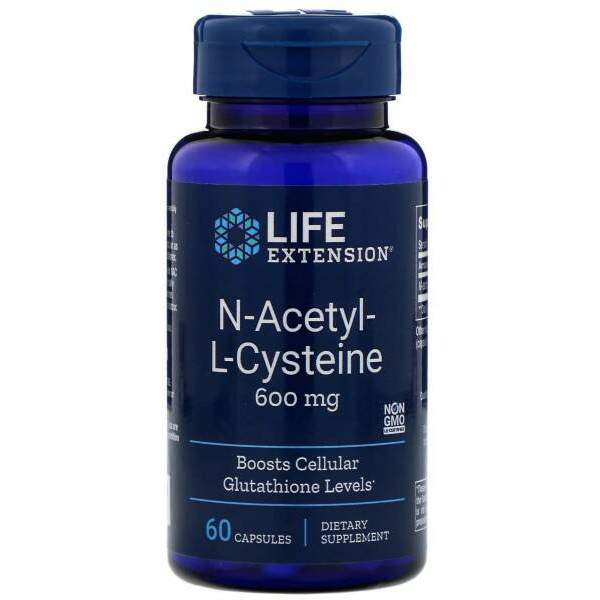 Life Extension N-Acetyl-L-Cysteine (NAC) 600 Mg, 60 Capsules - купить в ...