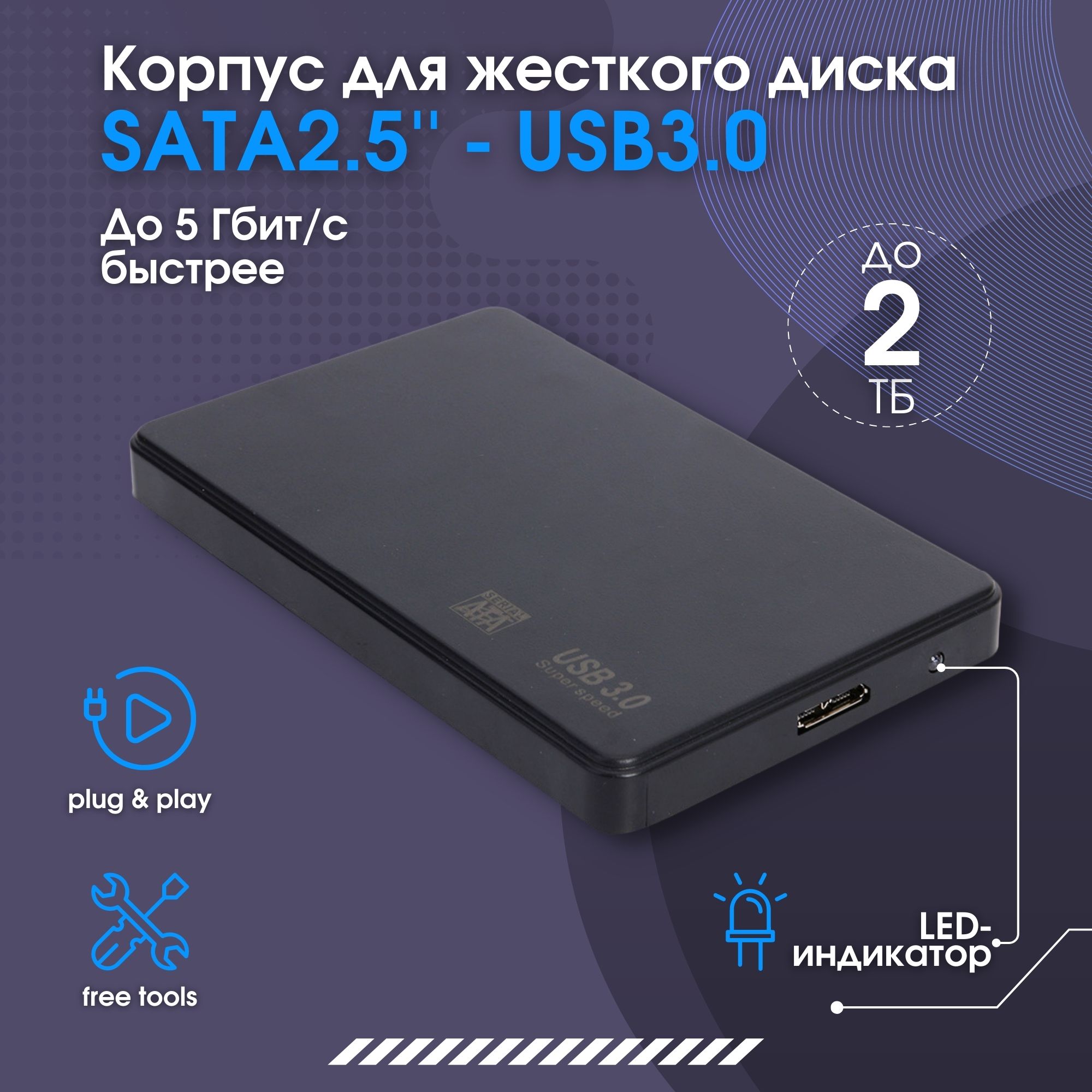 Бокс для жесткого диска MinerMan hdd&ssd box - купить в MinerMan (со склада СберМегаМаркет), цена на Мегамаркет