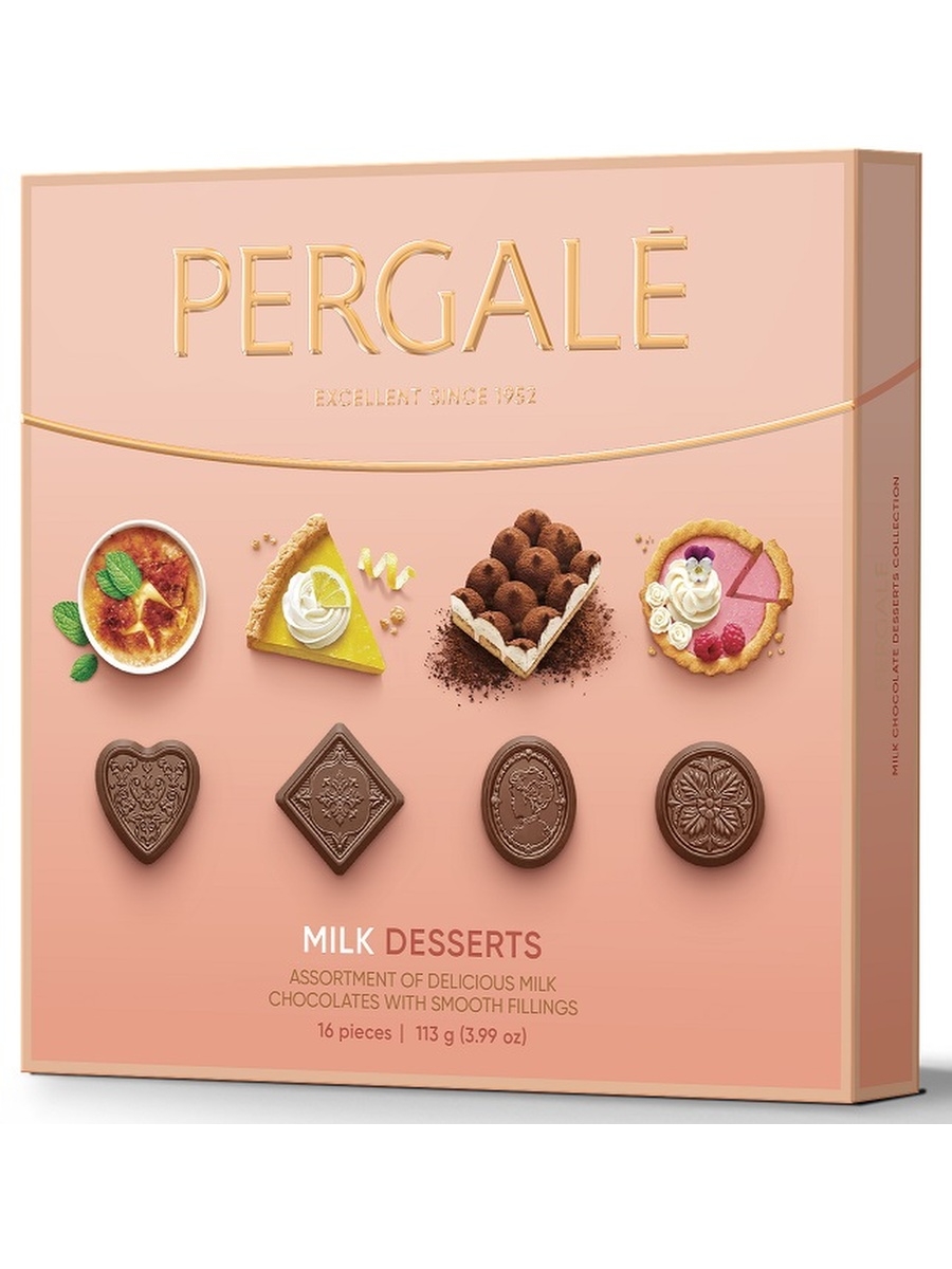 Конфеты шоколадные Pergale Изысканный десерт 113 г