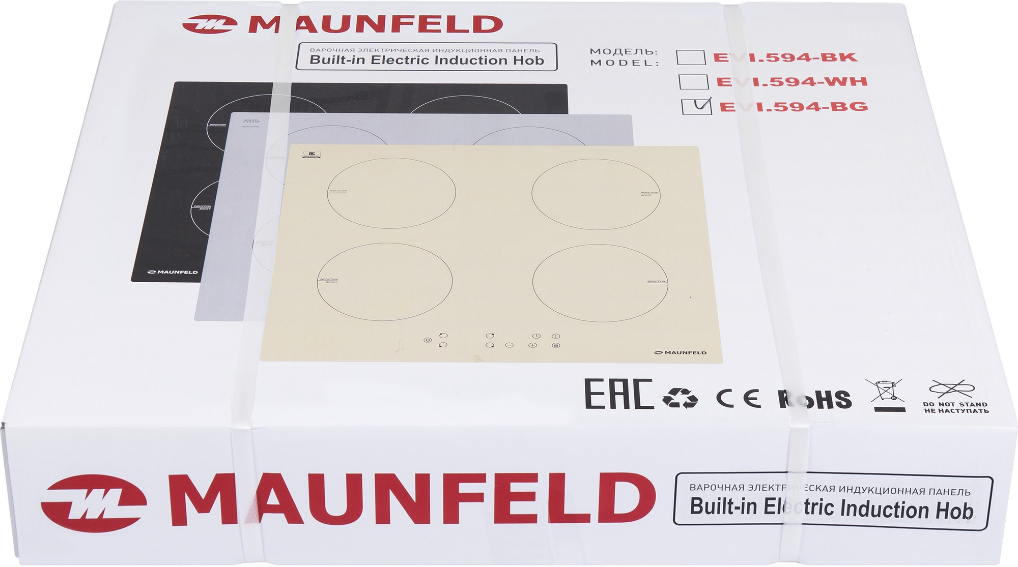 Комплект встраиваемой техники MAUNFELD EVI.594-BG + EOEF.766BG
