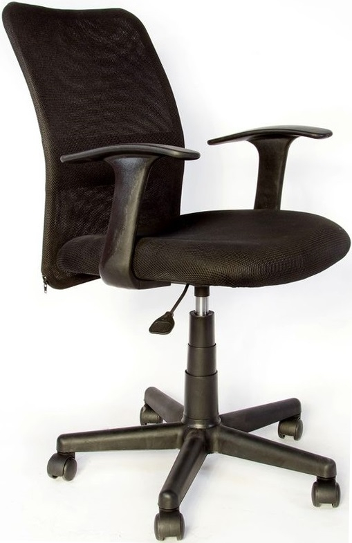 Компьютерное кресло Евростиль Комфорт Т ткань-сетка черная