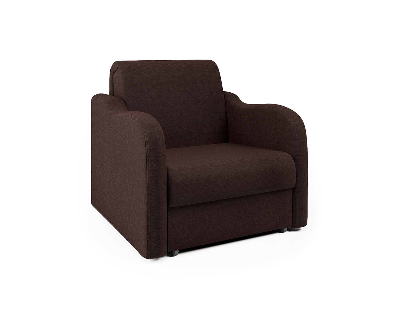 Кресло-кровать Шарм-Дизайн Коломбо 33070679, шоколад/бук