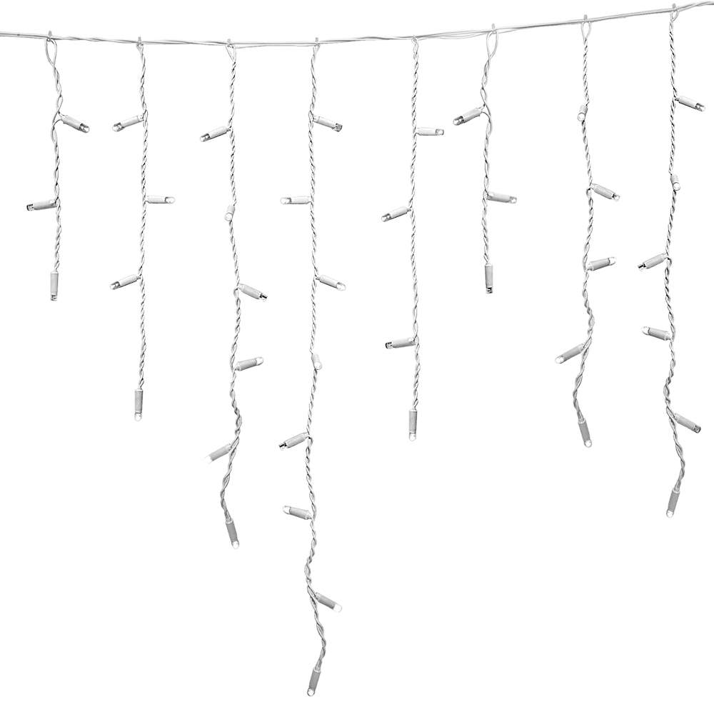 Схема гирлянды бахрома с мерцанием
