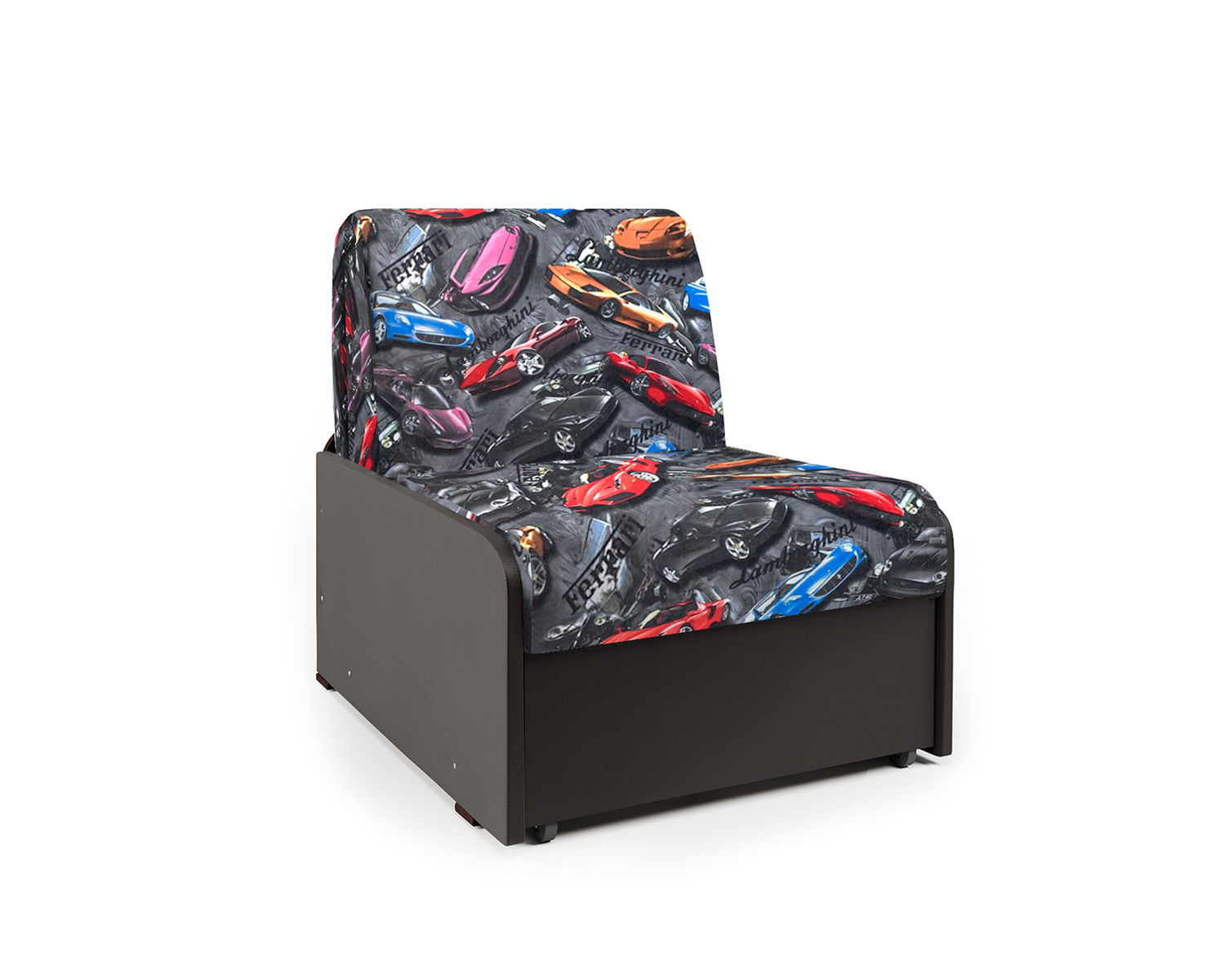 Кресло-кровать Шарм-Дизайн Коломбо БП 33070719, машинки/шоколад/бук