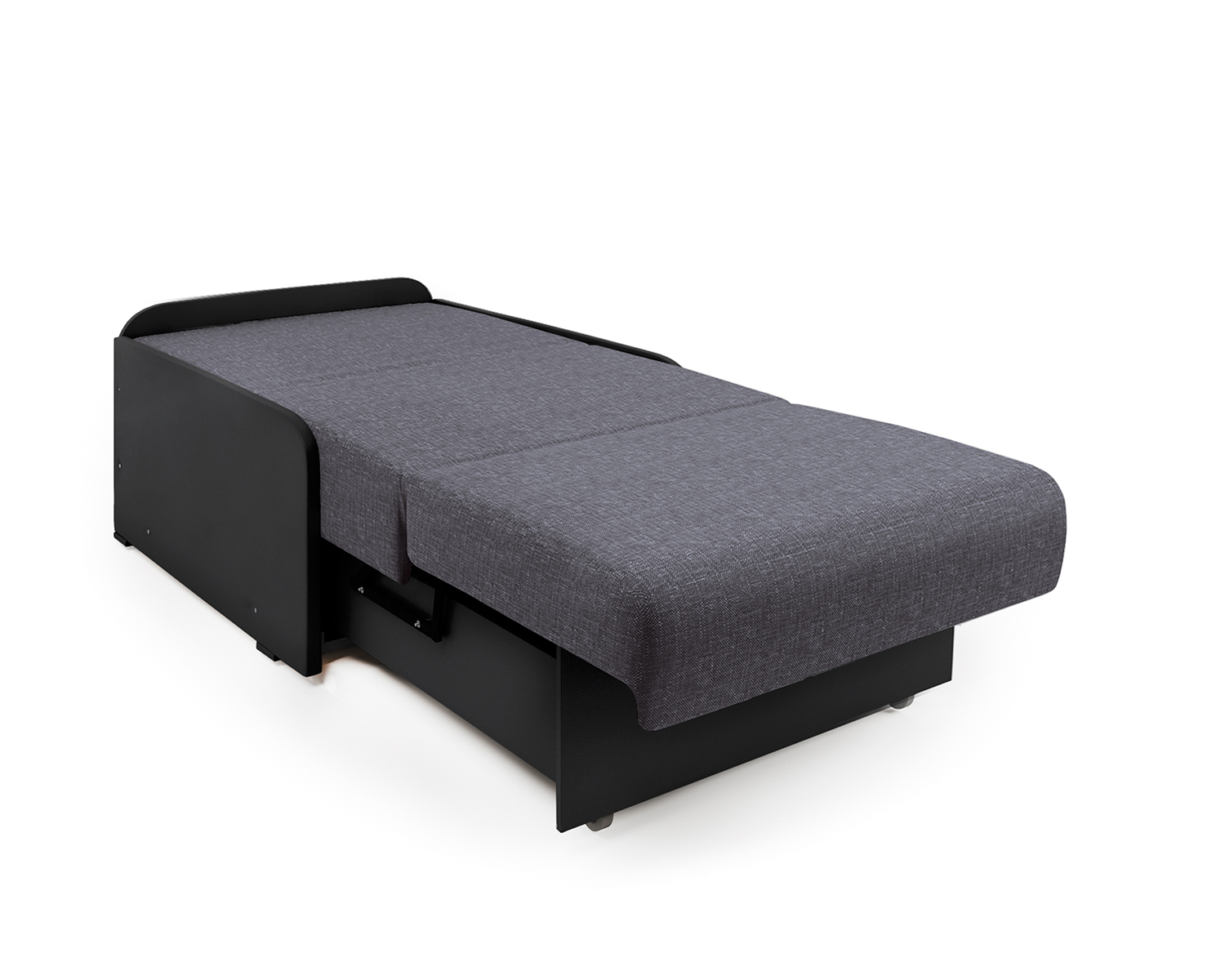 Кресло-кровать Шарм-Дизайн Коломбо БП 33070713, серый/черный/бук