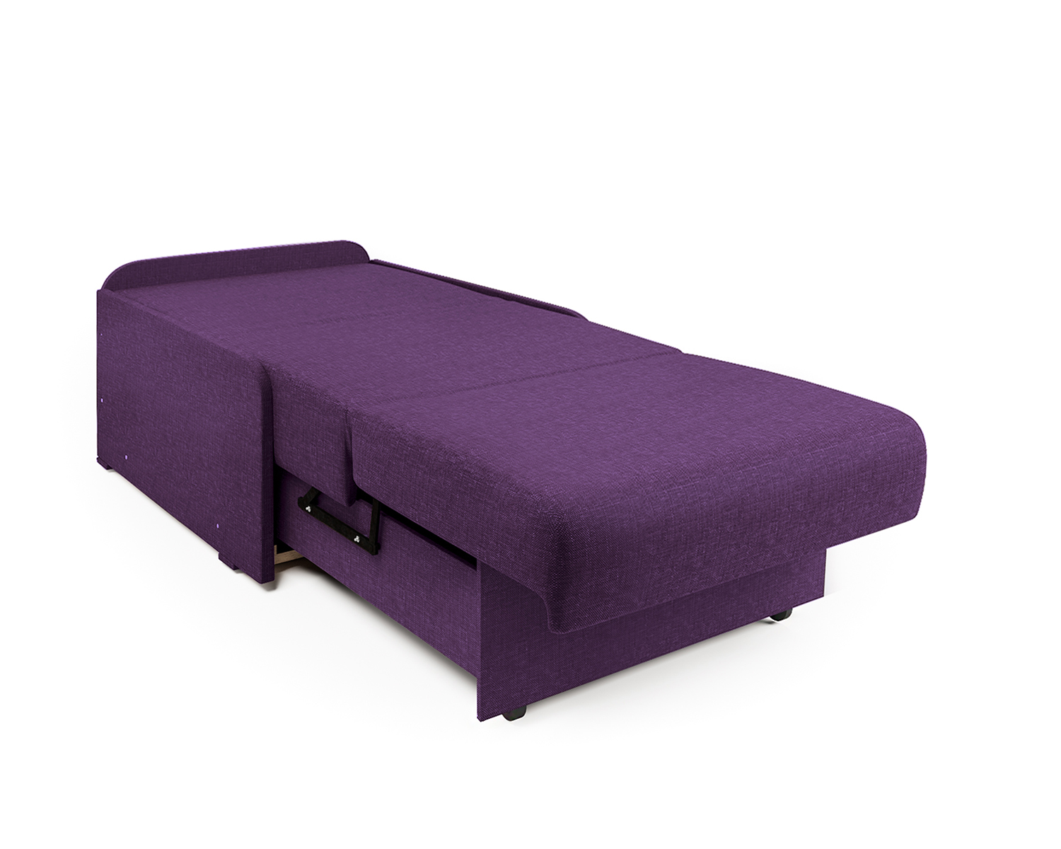 Кресло-кровать Шарм-Дизайн Коломбо БП 33070709, фиолетовый/бук