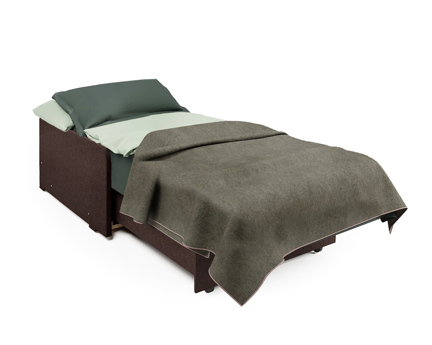 Кресло-кровать Шарм-Дизайн Коломбо БП 33070706, латте/шоколад/бук
