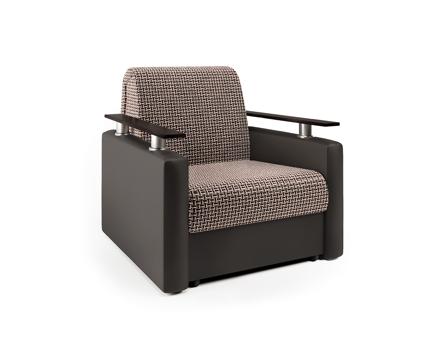 Кресло-кровать Шарм-Дизайн Шарм 33070685, корфу коричневый/шоколад/бук