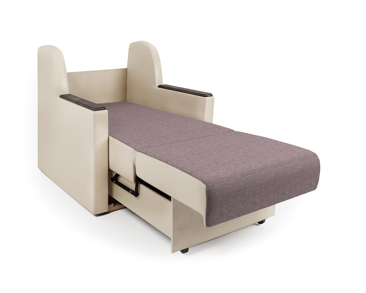 Кресло-кровать Шарм-Дизайн Аккорд Д 33070640, латте/беж/бук