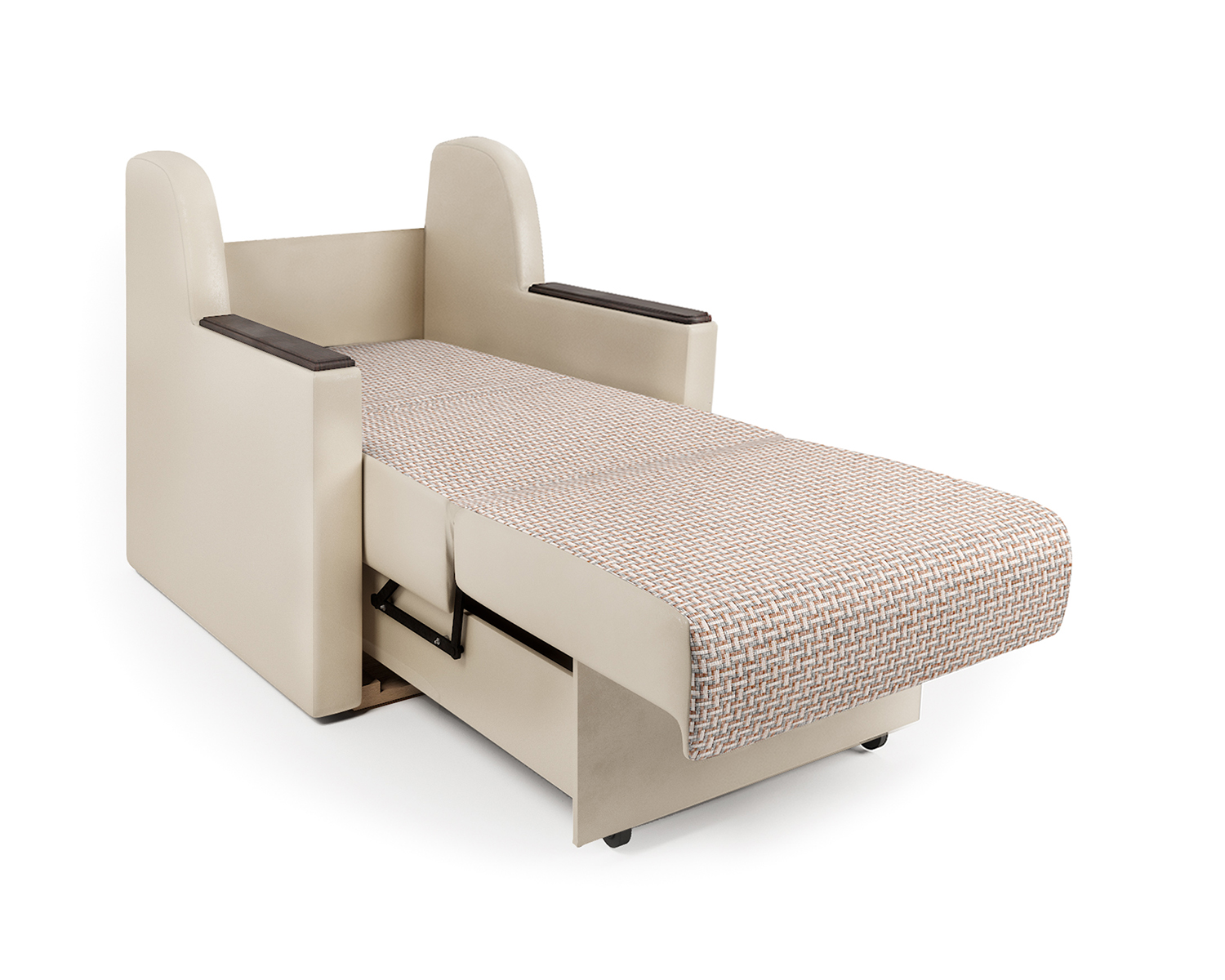 Кресло-кровать Шарм-Дизайн Аккорд Д 33070636, корфу беж/беж/бук