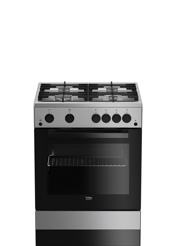 Газовая плита Beko FSGT 62130 DXO серебристый - купить в www.cenam.net, цена на Мегамаркет