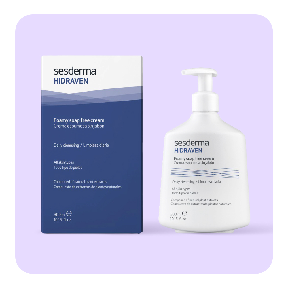 Купить крем-пенка для умывания Sesderma Hidraven, 300 мл, цены на Мегамаркет | Артикул: 100023650250