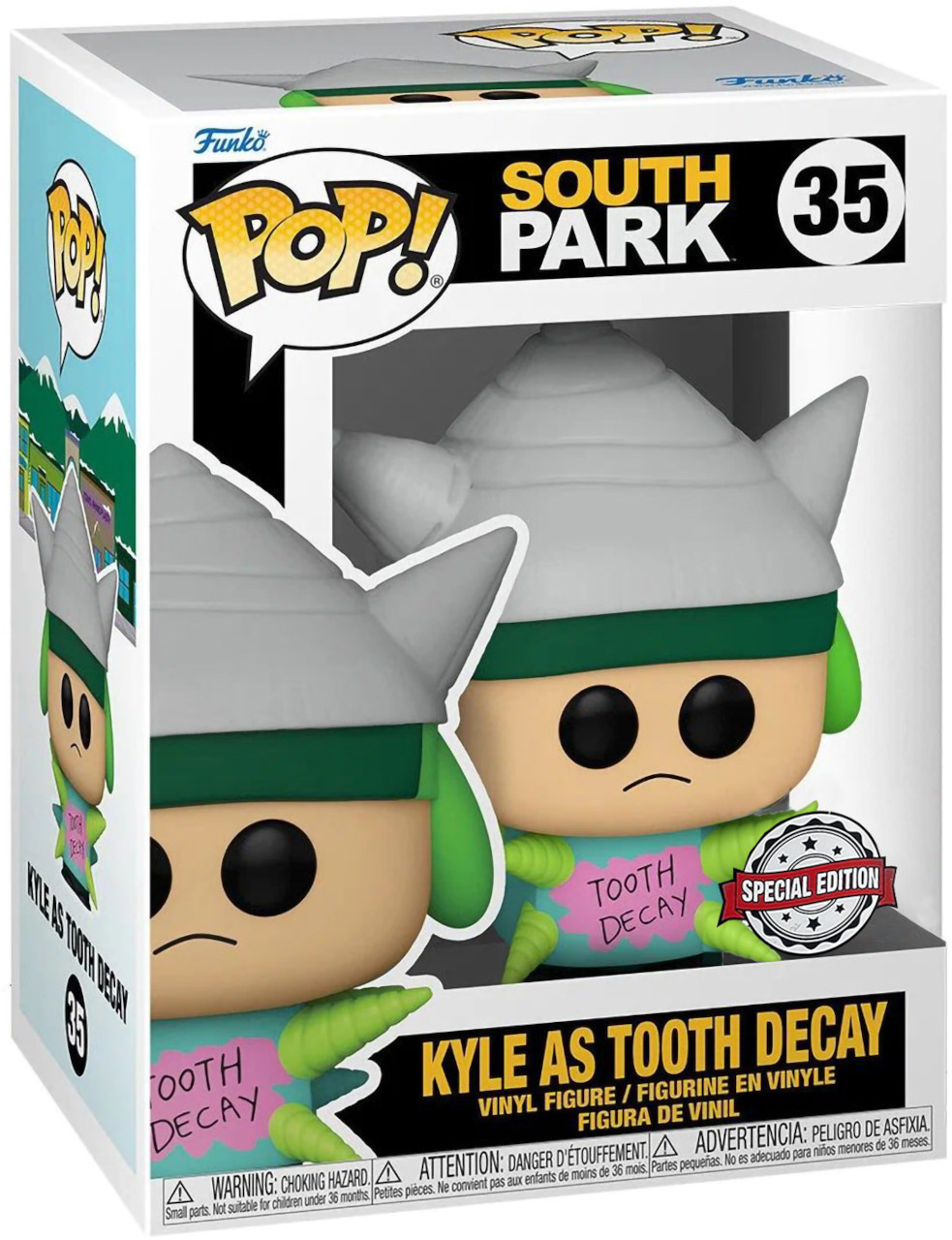 Фигурка Funko POP! South Park Kyle as Tooth Decay NYCC21 (Exc) 58623,  BLZ58623 – купить в Москве, цены в интернет-магазинах на Мегамаркет