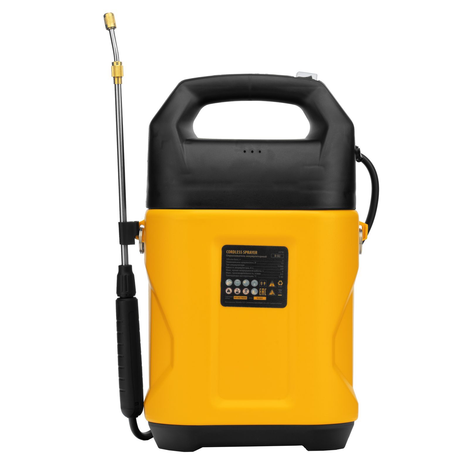 Опрыскиватель аккумуляторный DENZEL D-5LI Li-Ion 5 л 12 В 2 Ач 64790 ...