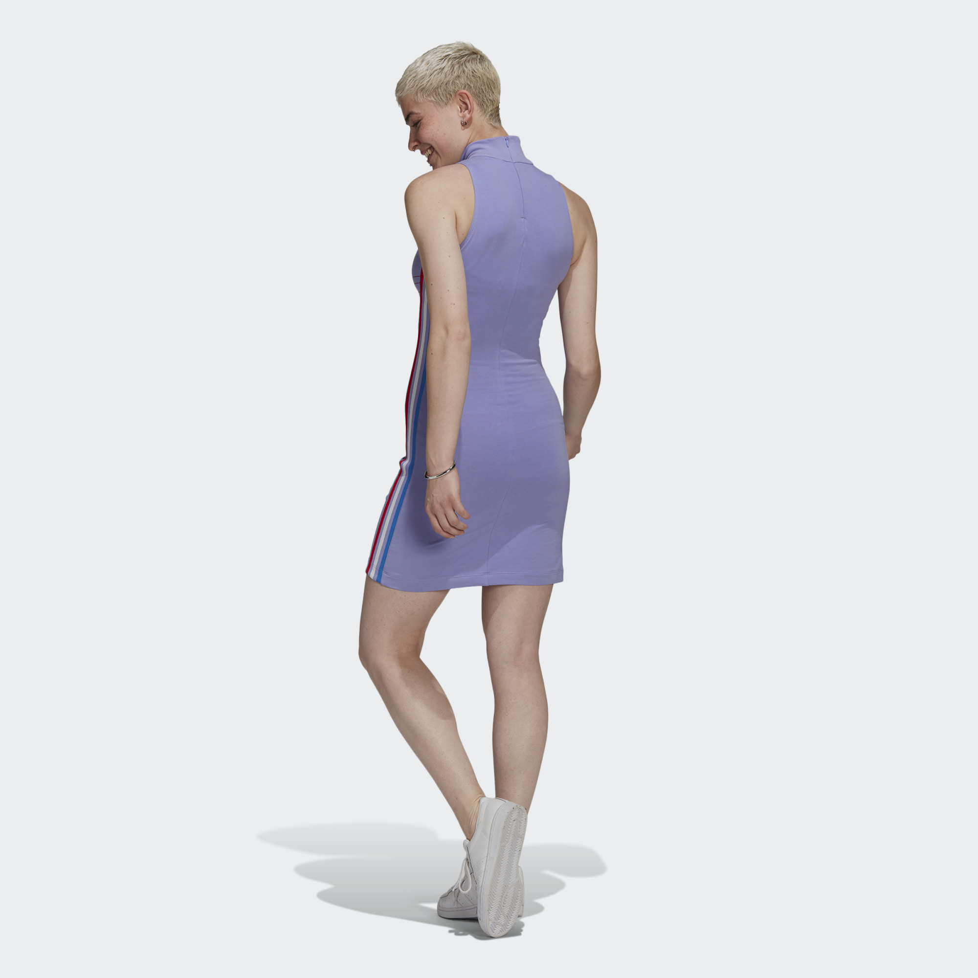 Платье женское Adidas GN2854 фиолетовое 38 DE
