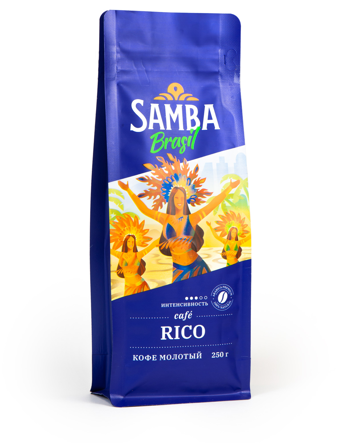 Фотография Молотый кофе Samba Brasil Rico, 250 гр. №1