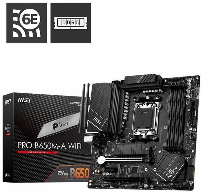 Материнская плата MSI PRO B650M-A WIFI - характеристики и описание на Мегамаркет