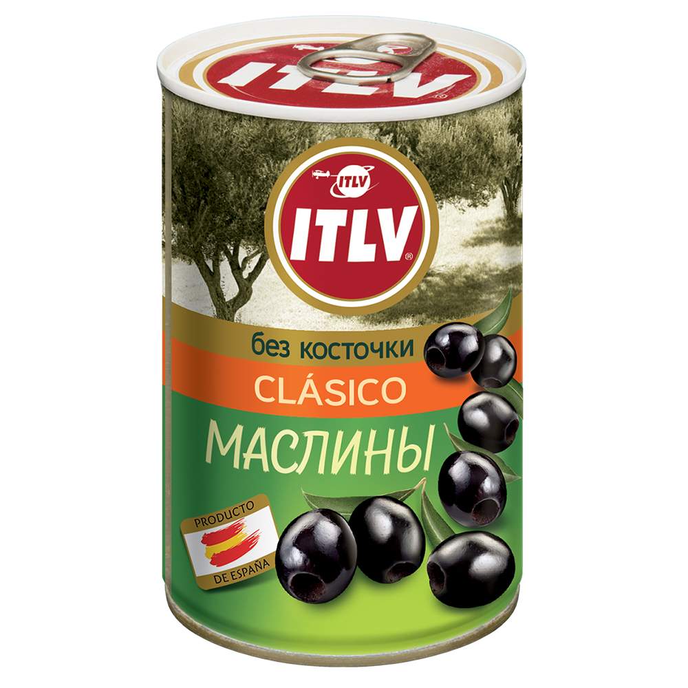 Купить маслины ITLV clasico без косточки 280 г, цены на Мегамаркет |  Артикул: 100023361332