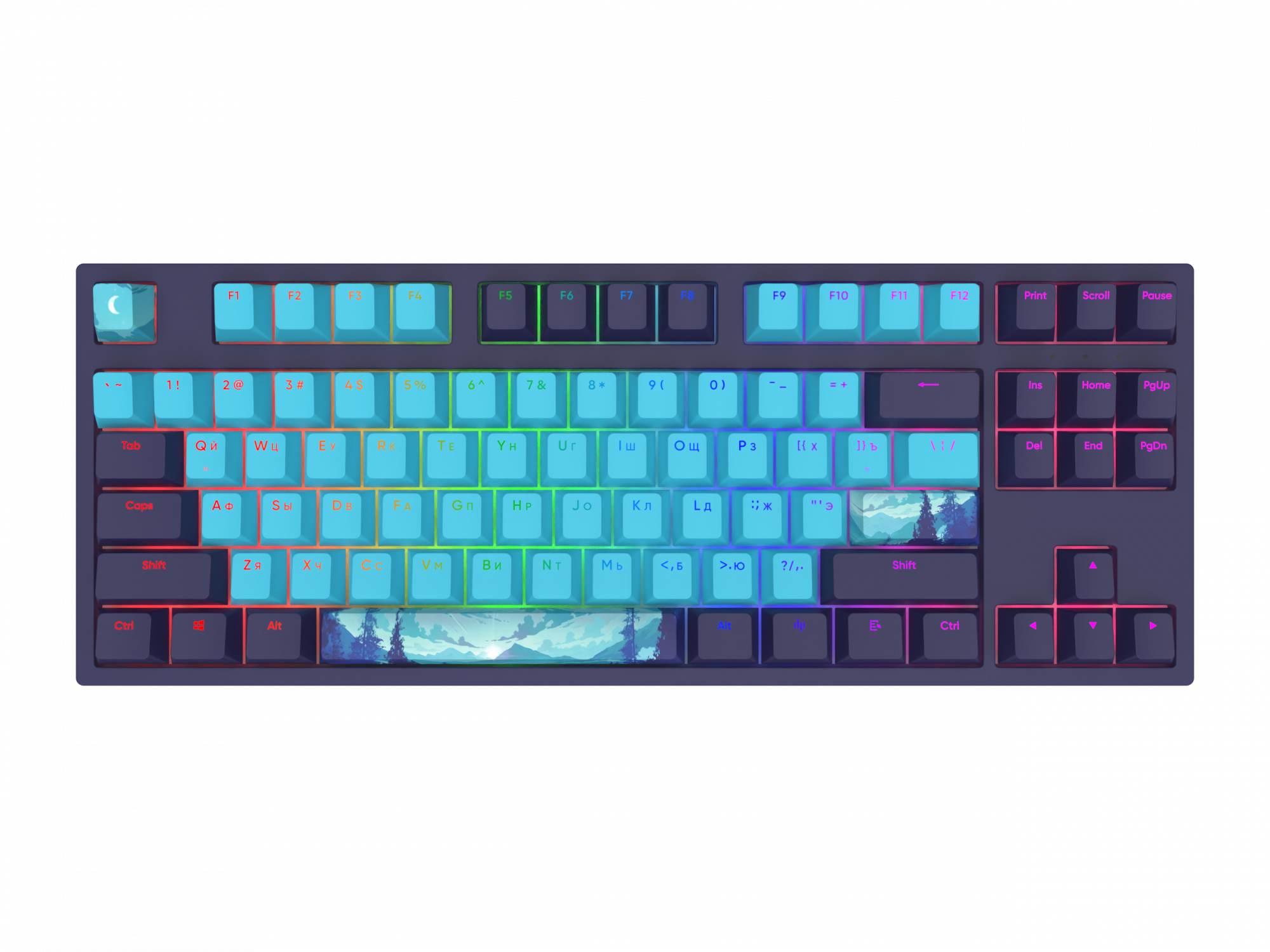 Red square keyrox tkl aquarius подсветка