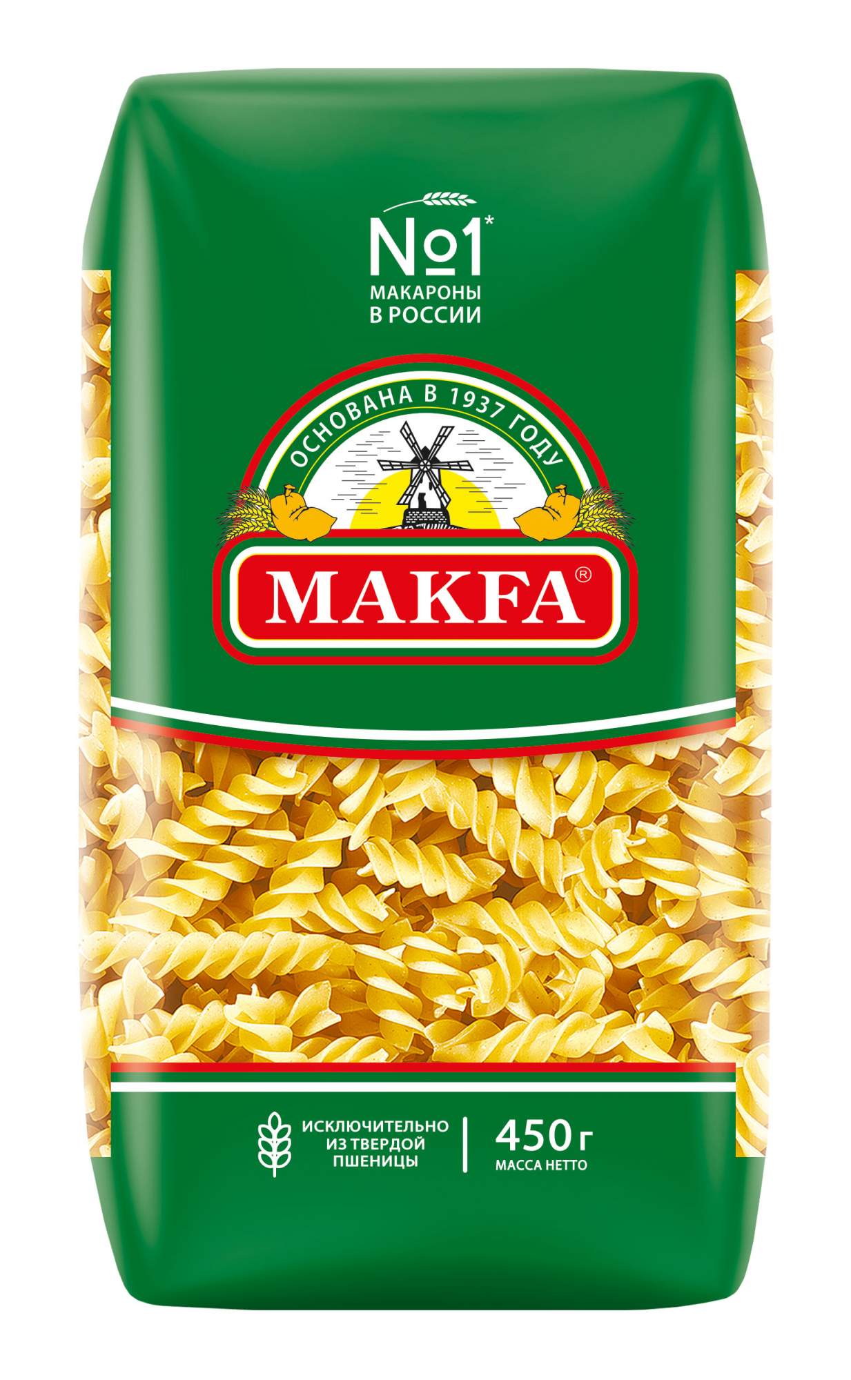 Макаронные изделия Makfa Спирали 450 г - купить в Мегамаркет Екб, цена на Мегамаркет