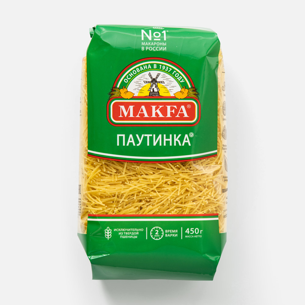 Паутинка вермишель макфа фото