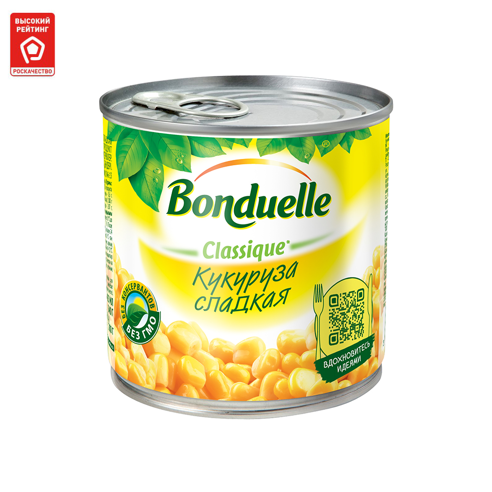 Купить кукуруза сладкая Bonduelle classique 340 г, цены на Мегамаркет | Артикул: 100023361060