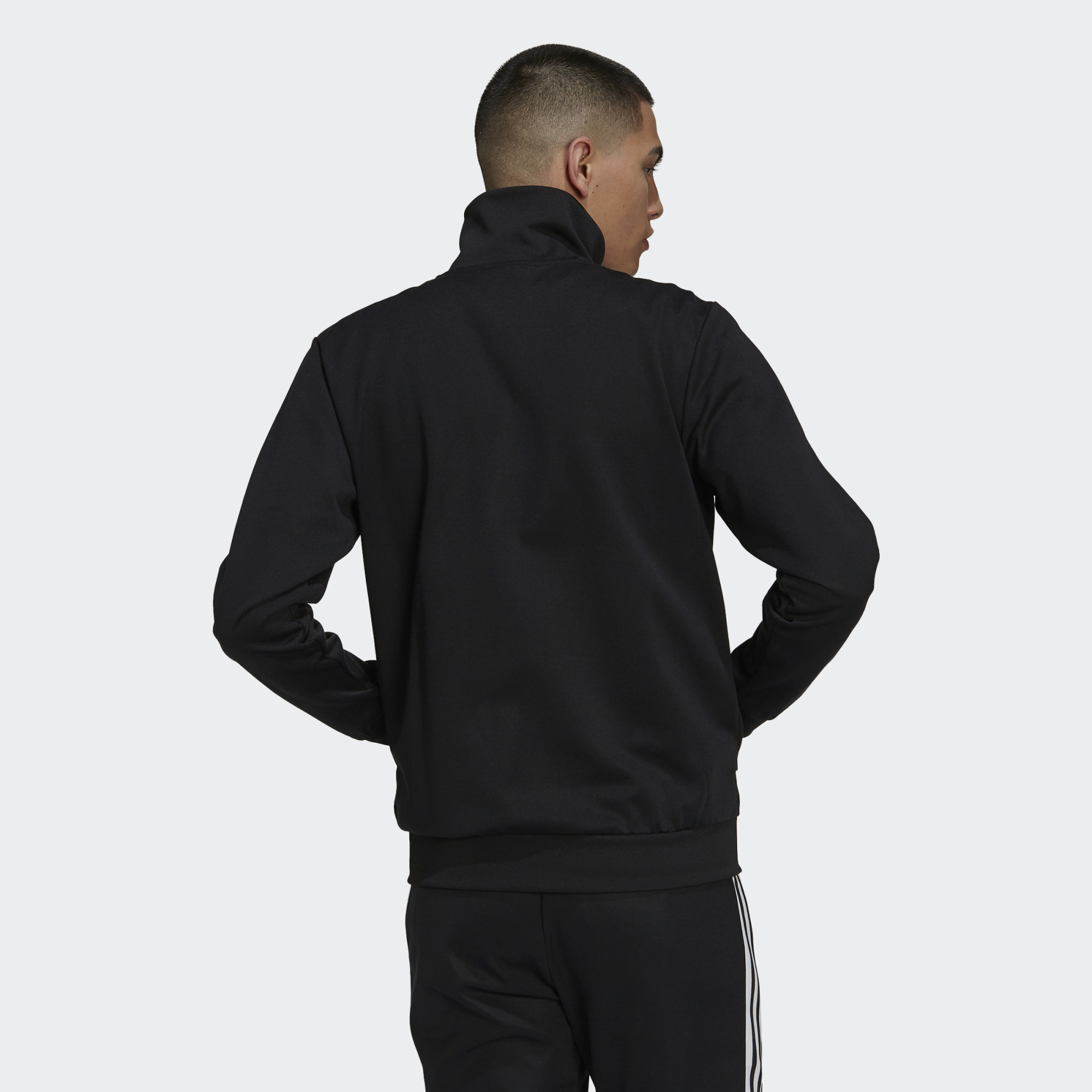 Олимпийка мужская Adidas H09112 черная 2XL - купить в Москве, цены на Мегамаркет